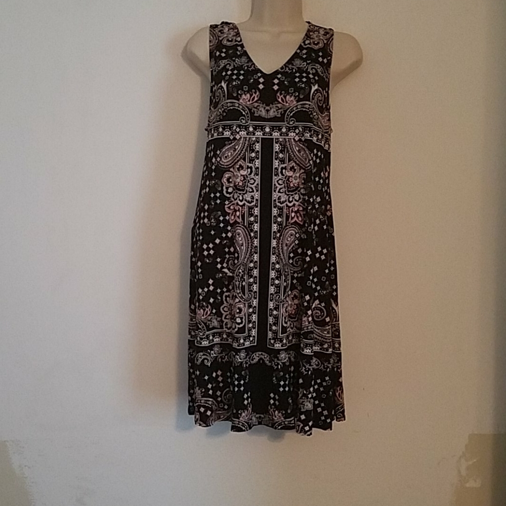 Multicolor Print Dress